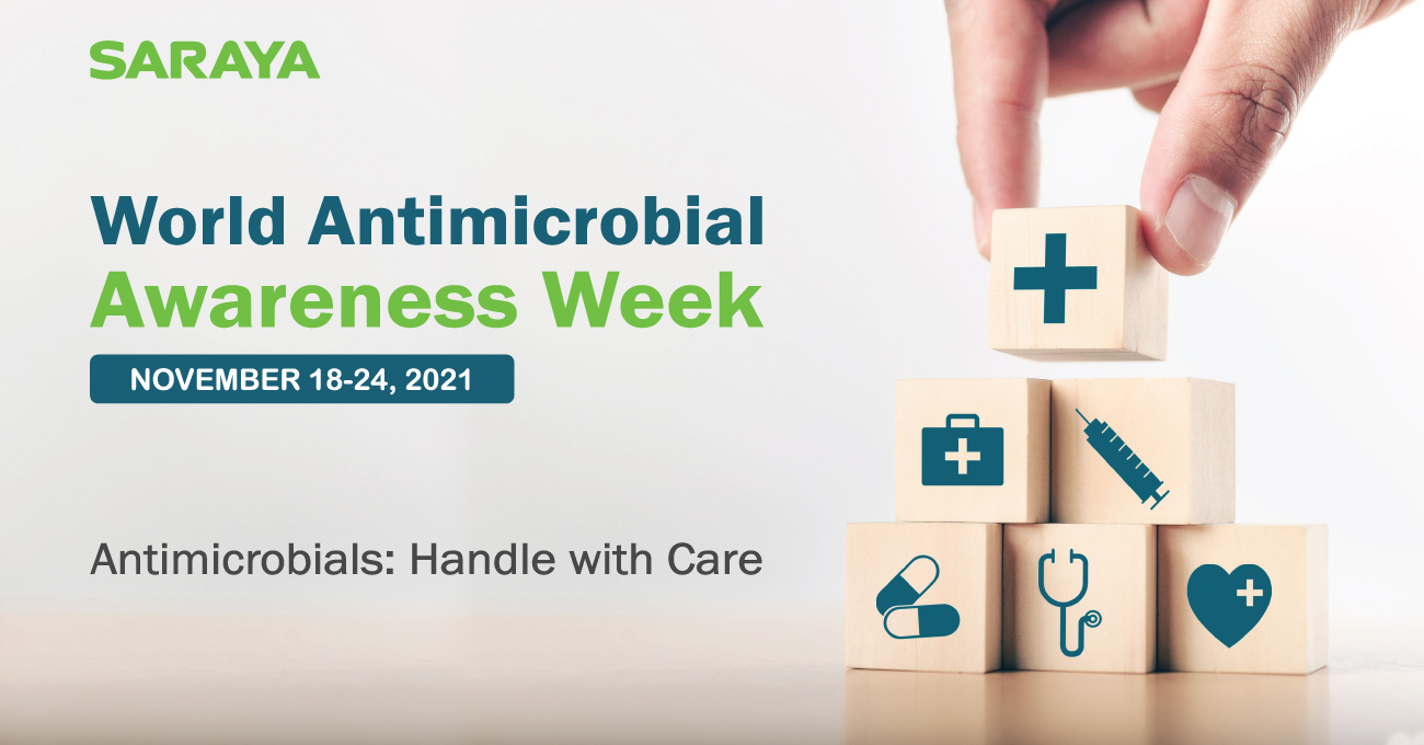 SARAYA is joining the annual campaign, dedicated to the problem of antimicrobial resistance spreading among pathogens, which will be held on 18-24 November 2021.