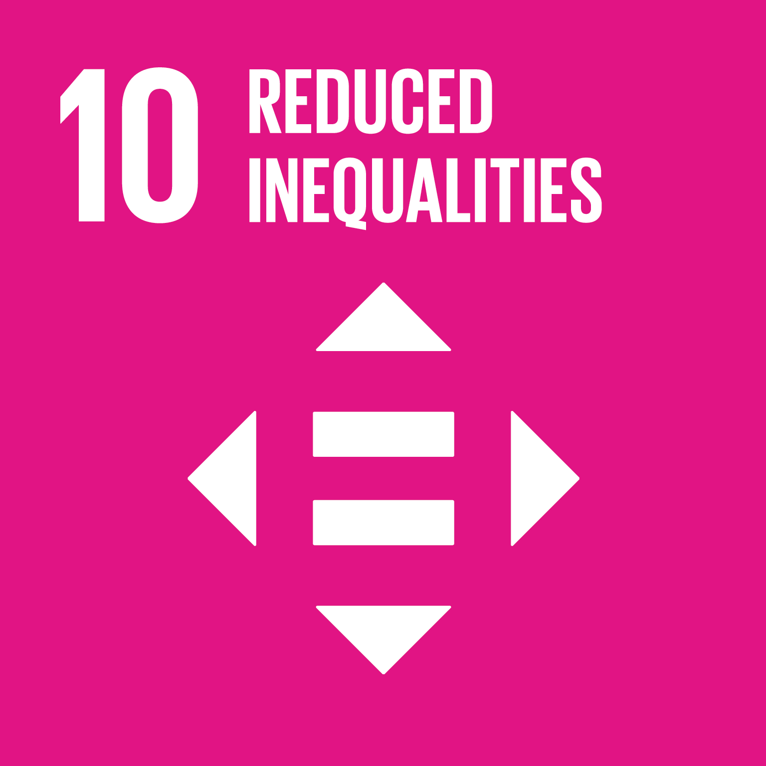 E SDG goals icons individual rgb 10